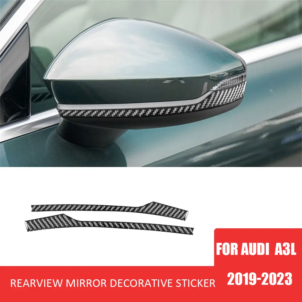 for Audi A3L 2019-2023 Carbon Fiber Car Rearview Mirror Anti-collision Strip Decorative Sticker Automotive Interior Accessories
for Audi A3L 2019-2023 Carbon Fiber Car Rearview Mirror Anti-collision Strip Decorative Sticker Automotive Interior Accessories