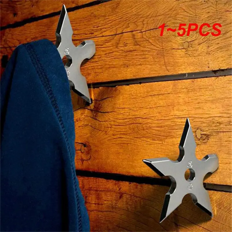 1~5PCS Star Shape Coat Hooks Ninja Throwing Holder Bedroom Wall Stainless Steel Hangers New Adult Bedroom Organizer
1~5PCS Star Shape Coat Hooks Ninja Throwing Holder Bedroom Wall Stainless Steel Hangers New Adult Bedroom Organizer