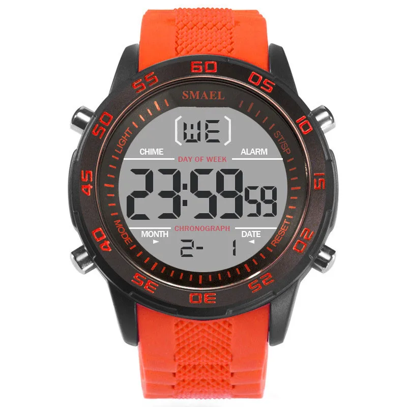 Simple Men'S Digital Watch Fashion Led Luminous Round Wristwatches Silicone Strap Diamonds Wristwatch Stopwatch Armbanduhr
Simple Men'S Digital Watch Fashion Led Luminous Round Wristwatches Silicone Strap Diamonds Wristwatch Stopwatch Armbanduhr