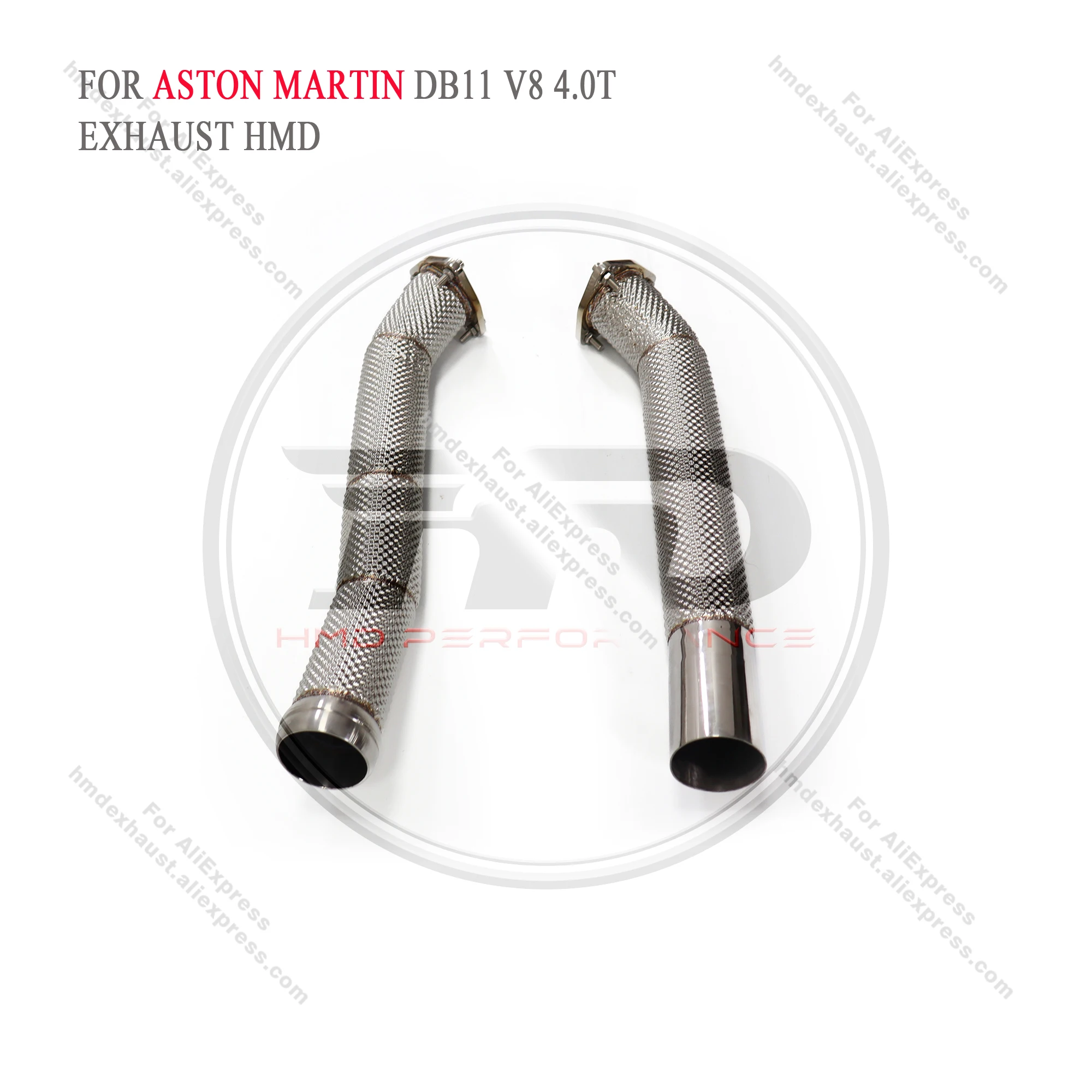 

HMD, выхлопная система, средняя труба для Aston Martin DB11 V8 4,0 T с теплозащитной гоночной трубой