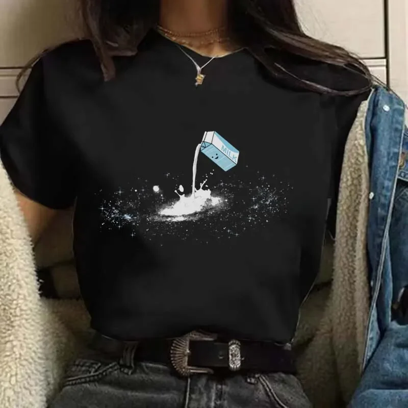 Fashion Women's Printed T-Shirt Pattern Art T-Shirt Basic Cut 90s Fashion Style Clothing Top Women's Short Sleeve Casual T-Shirt
Fashion Women's Printed T-Shirt Pattern Art T-Shirt Basic Cut 90s Fashion Style Clothing Top Women's Short Sleeve Casual T-Shirt