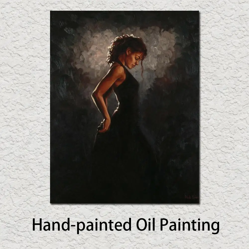 Hand Painted Canvas Paintings Midnight Seduction Modern People Oil Art for Wall Decor
Hand Painted Canvas Paintings Midnight Seduction Modern People Oil Art for Wall Decor