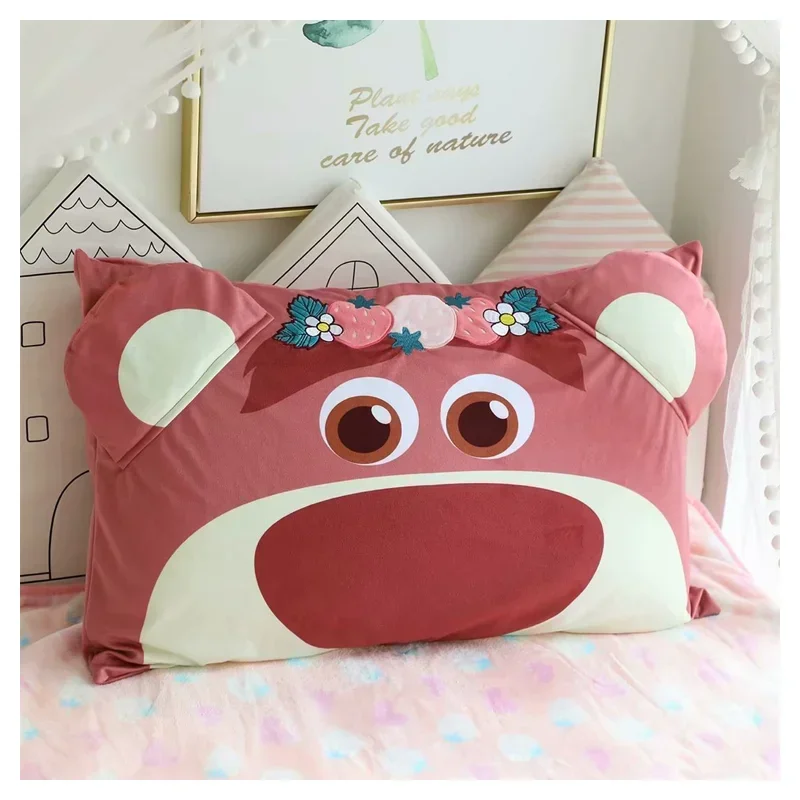 Cartoon Anime Disney Lotso Pattern Printed Cotton Pillow Cover Cute Children Pillowcase Kawaii Dormitory Single Pillowcase Gift
Cartoon Anime Disney Lotso Pattern Printed Cotton Pillow Cover Cute Children Pillowcase Kawaii Dormitory Single Pillowcase Gift