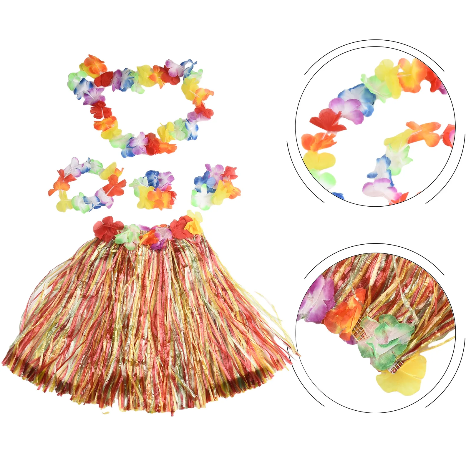 Costume Grass Skirt Plastic Decoration Holiday Playing Flower Wristband Garland Fancy Suit Kids Lei New Funny Useful
Costume Grass Skirt Plastic Decoration Holiday Playing Flower Wristband Garland Fancy Suit Kids Lei New Funny Useful
