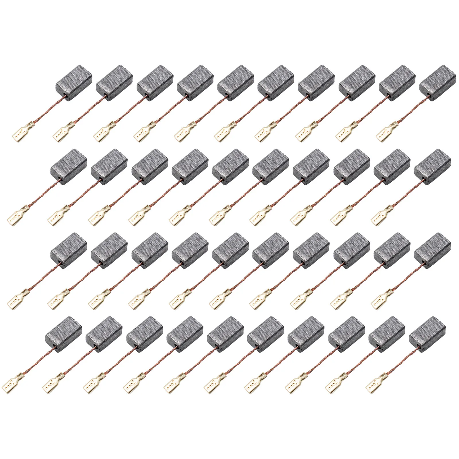 40pcs Motor Carbon Brush 6mm*8mm*14mm Carbon Brushes Set For Electric Drill Angle Grinderv Power Tool Accessories
40pcs Motor Carbon Brush 6mm*8mm*14mm Carbon Brushes Set For Electric Drill Angle Grinderv Power Tool Accessories