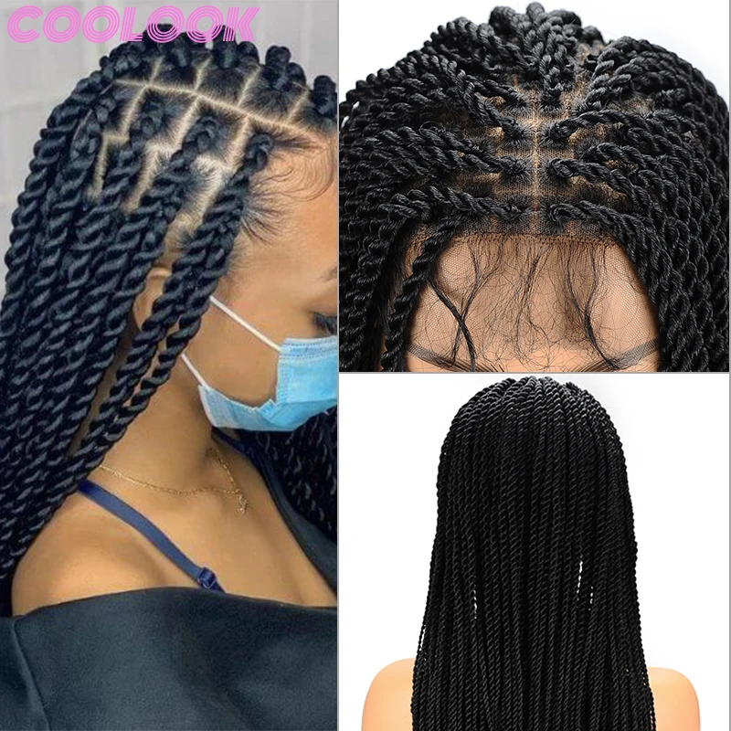 Knotless Senegalese Full Lace Twist Braided Wigs Super Long Braids Lace Front Wigs Black Women Synthetic Braid Lace Frontal Wig
Knotless Senegalese Full Lace Twist Braided Wigs Super Long Braids Lace Front Wigs Black Women Synthetic Braid Lace Frontal Wig
