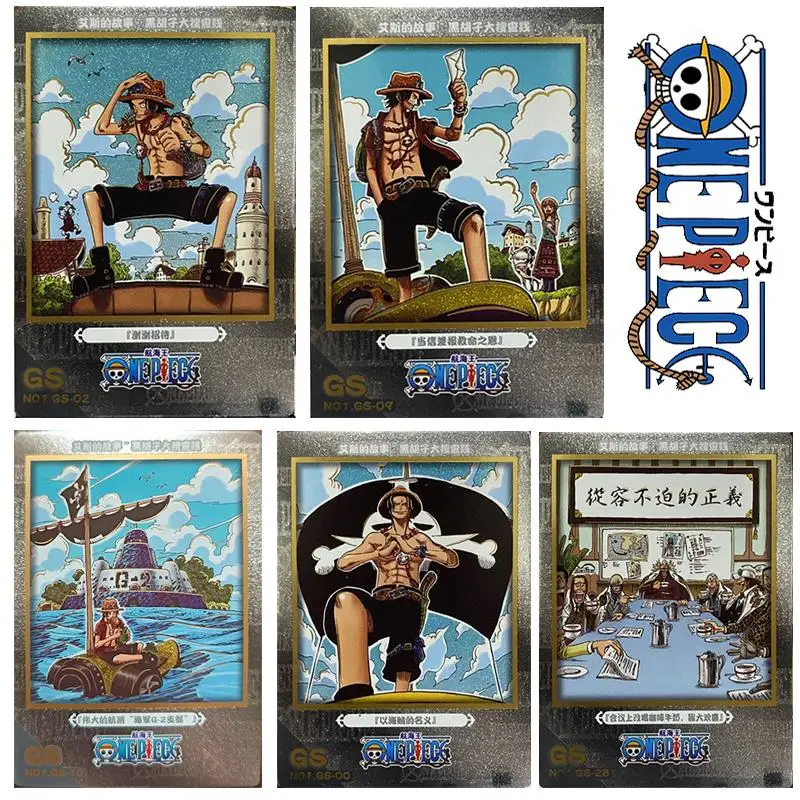 Anime ONE PIECE GS series Portgas D Ace Edward Newgate Marshall D Teach collection card Christmas birthday gift Children's toys
Anime ONE PIECE GS series Portgas D Ace Edward Newgate Marshall D Teach collection card Christmas birthday gift Children's toys