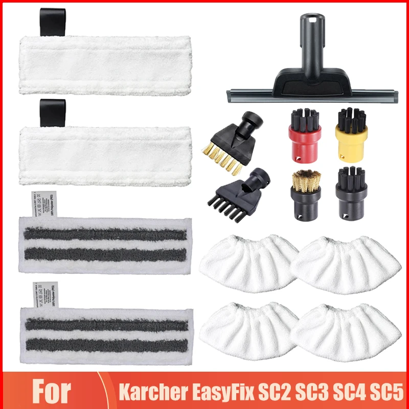 Насадки для швабры из микрофибры, насадки для ручной уборки пылесоса Karcher EasyFix SC2 SC3 SC4 SC5
Насадки для швабры из микрофибры, насадки для ручной уборки пылесоса Karcher EasyFix SC2 SC3 SC4 SC5
