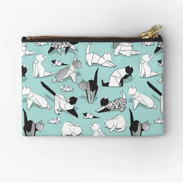 Origami Kitten Friends Aqua Backgroun Zipper Pouches Socks Pocket Women Key Coin Small Men Money Pure Wallet Panties Bag
Origami Kitten Friends Aqua Backgroun Zipper Pouches Socks Pocket Women Key Coin Small Men Money Pure Wallet Panties Bag