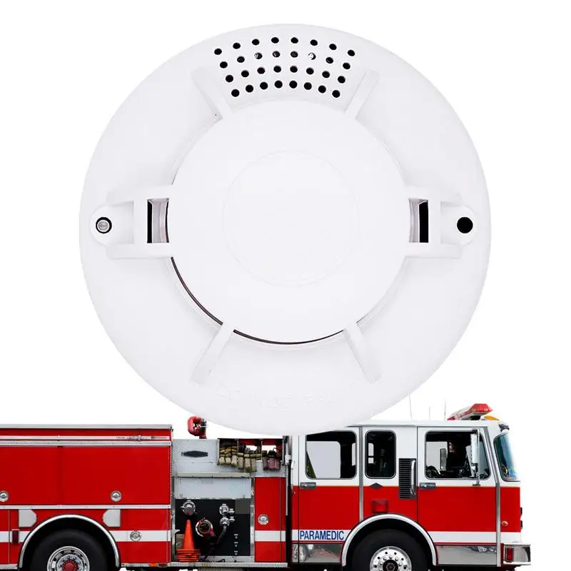 

Детектор дыма для домашней безопасности, датчик 80 дб, звуковая сигнализация, устройство оповещения о пожаре, обнаружение большого размера, пожарная сигнализация
