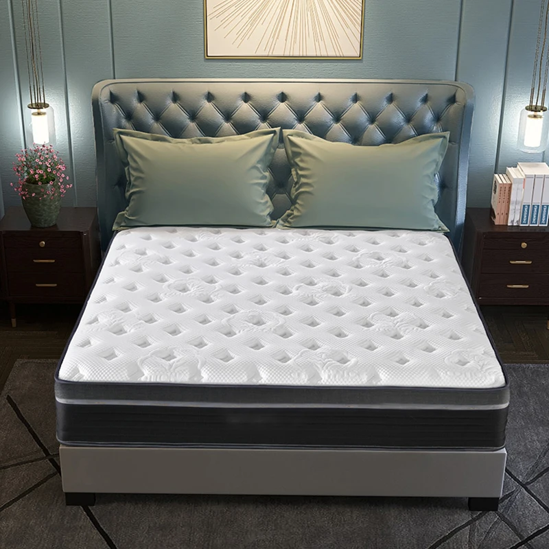

100% natural latex gel memory foam king queen single size wholesale pocket spring mattress hotel bed