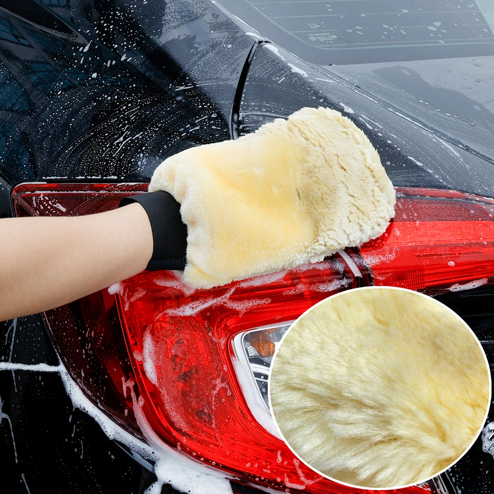 Car Wash Imitation Wool Gloves Soft Thickened Super Cleaning Wash Supplies Mitt Soft Strong Absorption Car Washing Accessories
Car Wash Imitation Wool Gloves Soft Thickened Super Cleaning Wash Supplies Mitt Soft Strong Absorption Car Washing Accessories