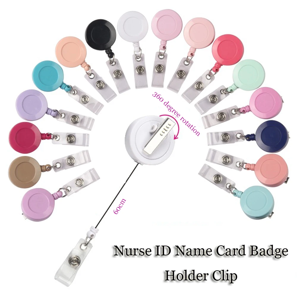 1PC 360° Rotation Office Supplies Exhibition Badge Holder Badge Clip ID Name Card Retractable Badge Reel Pull Buckle
1PC 360° Rotation Office Supplies Exhibition Badge Holder Badge Clip ID Name Card Retractable Badge Reel Pull Buckle