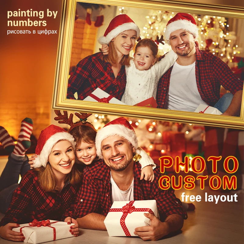 RUOPOTY Personalised Paint By Numbers Photo Custom DIY Oil Painting By Number Dropshipping Portrait Family Children Photo
RUOPOTY Personalised Paint By Numbers Photo Custom DIY Oil Painting By Number Dropshipping Portrait Family Children Photo