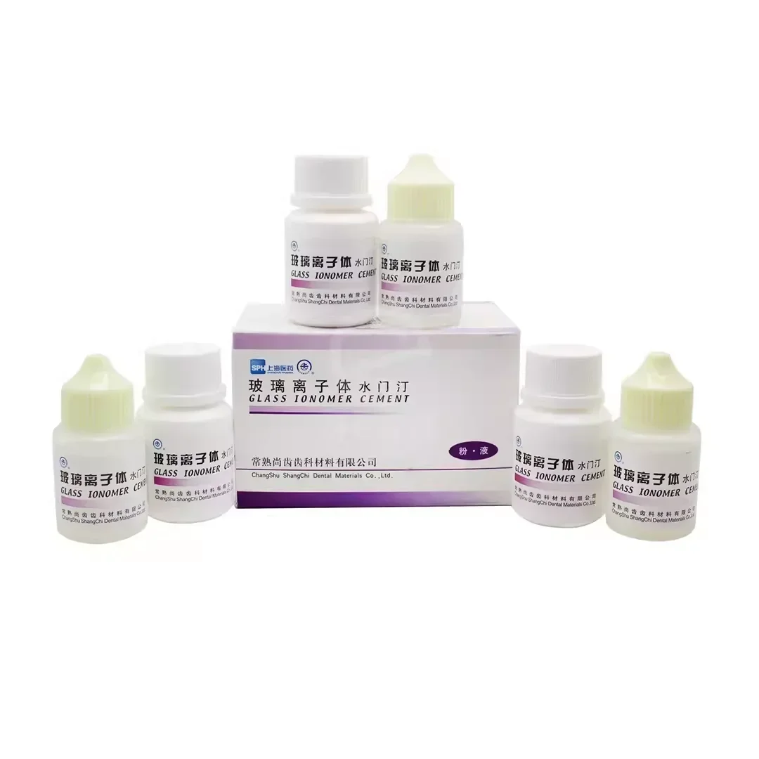 

Glass Ionomer Cement Teeth Material Glue Temporary Repair Kit and Gap Denture Adhesive Dental Filling Materials Dentist