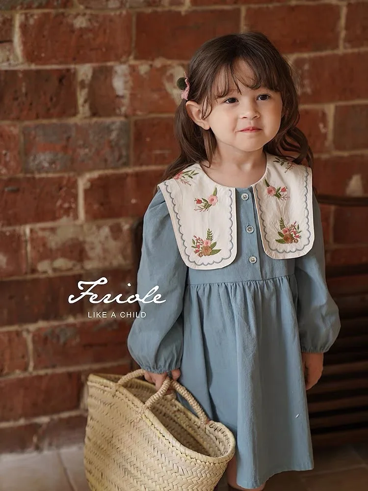 2023 Spring New Light Luxury Fashion Girls Princess Dress Korean Version Kids Dress Versatile Boutique Clothing Simple Style
2023 Spring New Light Luxury Fashion Girls Princess Dress Korean Version Kids Dress Versatile Boutique Clothing Simple Style