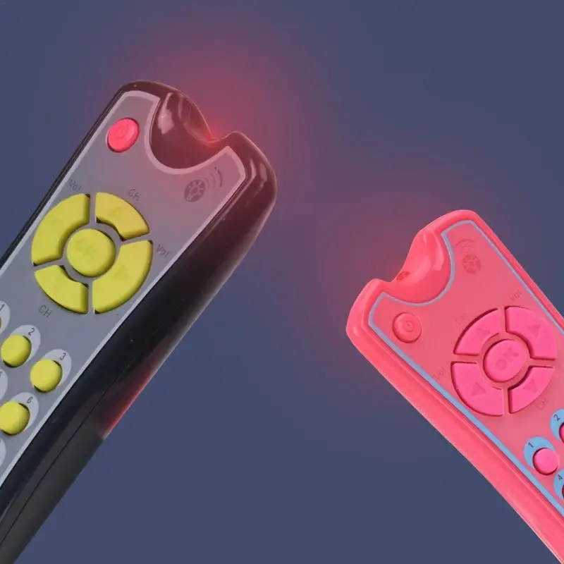 TV Remote Control Toy Baby Remote Control Toy With Light And Sounds Three Language Modes: English Spanish French Baby Education
TV Remote Control Toy Baby Remote Control Toy With Light And Sounds Three Language Modes: English Spanish French Baby Education