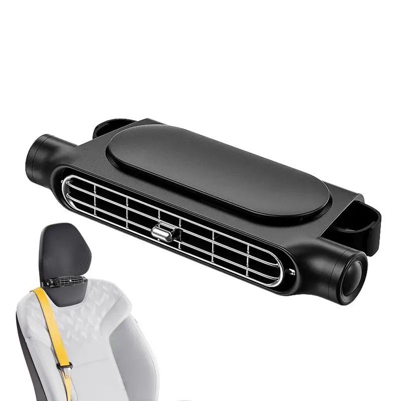 

Car Seat Fan Portable USB Rechargeable Car Fans Twin Turbo Carseat Fan 3 Level Adjustable For Cars Trucks Pickups Sedans