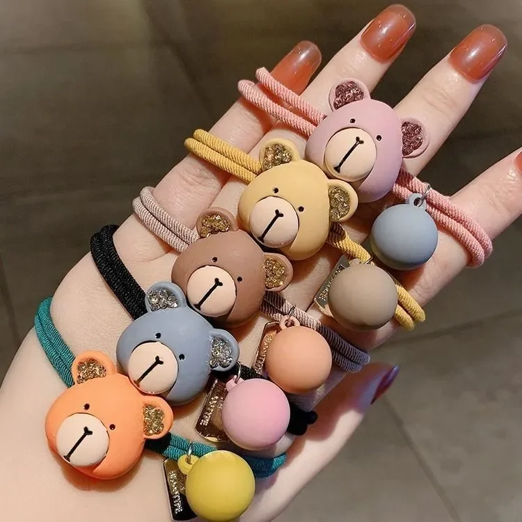 Fashionable Korean Style Headstring Girl Cute Little Bear Hair Ring Tie Hair Band Girl No Harm Headwear Hair Rope Leather Cover
Fashionable Korean Style Headstring Girl Cute Little Bear Hair Ring Tie Hair Band Girl No Harm Headwear Hair Rope Leather Cover