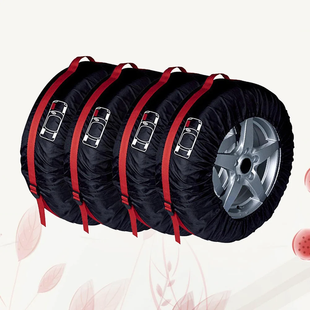 4pcs Car Tire Protection Cover Spare Tire Cover Snow Tire Dust Cover Convenient Collection Storage Bag Universal Tire Storage
4pcs Car Tire Protection Cover Spare Tire Cover Snow Tire Dust Cover Convenient Collection Storage Bag Universal Tire Storage