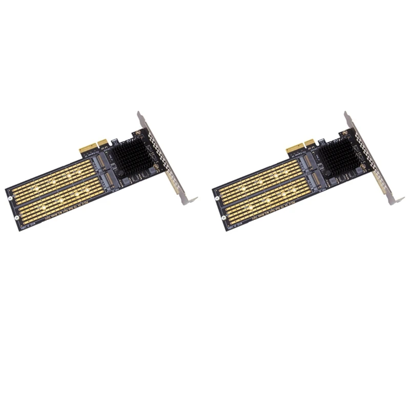 2X SSU PCI-E X4 To Dual Nvme Pcie Adapter,M.2 Nvme SSD To PCI-E X8/X16 Card Support M.2 (M Key) Nvme SSD 22110/2280/2260
2X SSU PCI-E X4 To Dual Nvme Pcie Adapter,M.2 Nvme SSD To PCI-E X8/X16 Card Support M.2 (M Key) Nvme SSD 22110/2280/2260