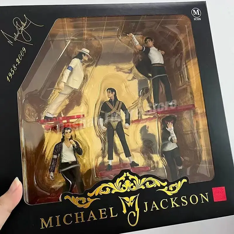 5pcs Michael Jackson Action Figure PVC Anti Gravity Forward Tilt Collection Smooth Criminal Limited Edition Jackson Figurine Toy 5pcs Michael Jackson Action Figure PVC Anti Gravity Forward Tilt Collection Smooth Criminal Limited Edition Jackson Figurine Toy