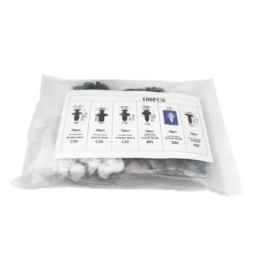 Brand New Rivet Fastener Set Parts & Accessories 100 Pcs Bumper Rivet Set For Automotive Retaining Fastener Universal
Brand New Rivet Fastener Set Parts & Accessories 100 Pcs Bumper Rivet Set For Automotive Retaining Fastener Universal