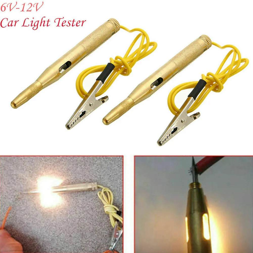 2x Car Auto Circuit Fuse Voltage Tester Test Light Probe Pen Pencil DC 6V/12V/24V Copper Style New And High Quality
2x Car Auto Circuit Fuse Voltage Tester Test Light Probe Pen Pencil DC 6V/12V/24V Copper Style New And High Quality