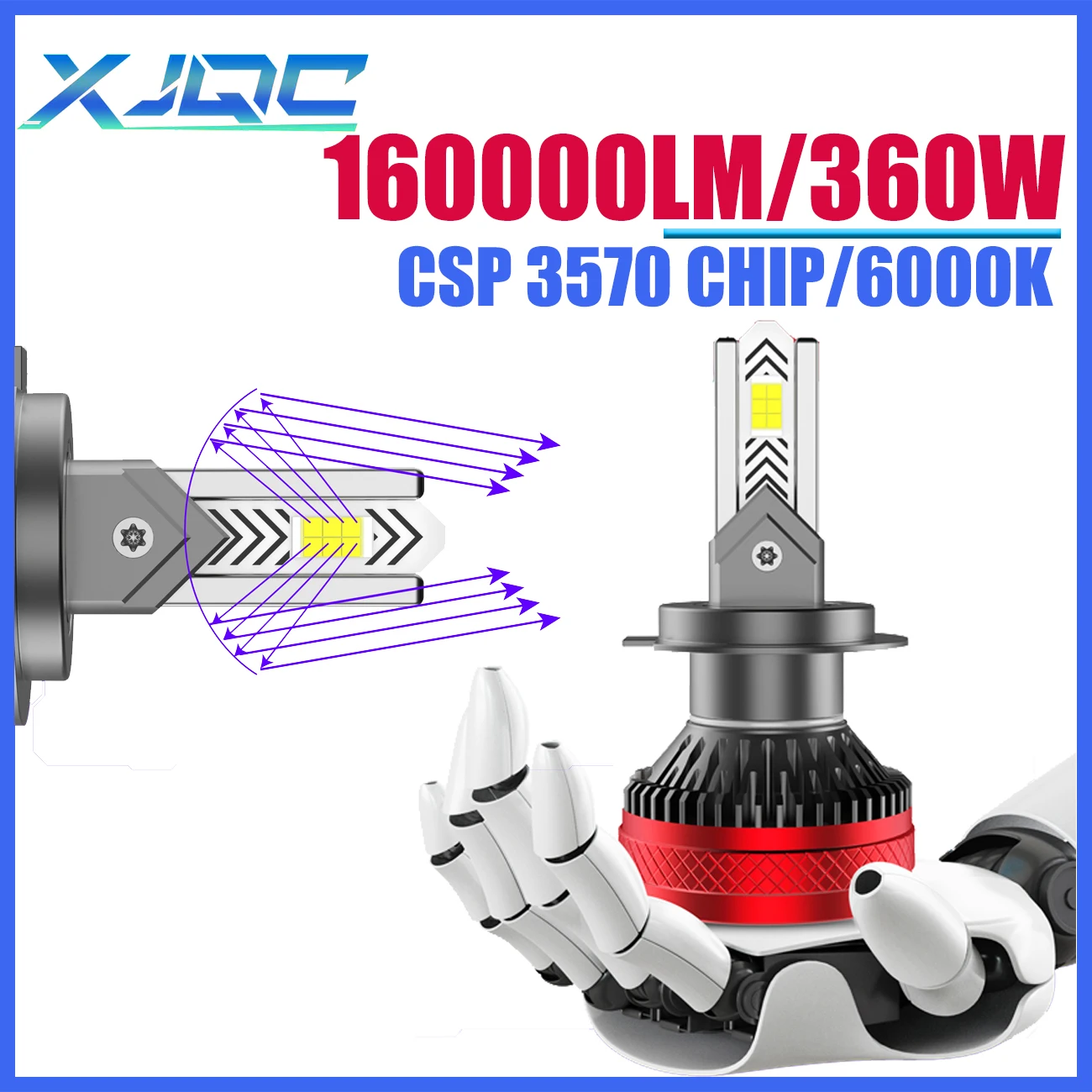 XJQC 160000LM 360W H7 лампочка для автомобильных фар H1 H8 H11 9005 9006 9012 H4 аксессуары для автомобильных фар 12 В CSP 3570 чип
XJQC 160000LM 360W H7 лампочка для автомобильных фар H1 H8 H11 9005 9006 9012 H4 аксессуары для автомобильных фар 12 В CSP 3570 чип
