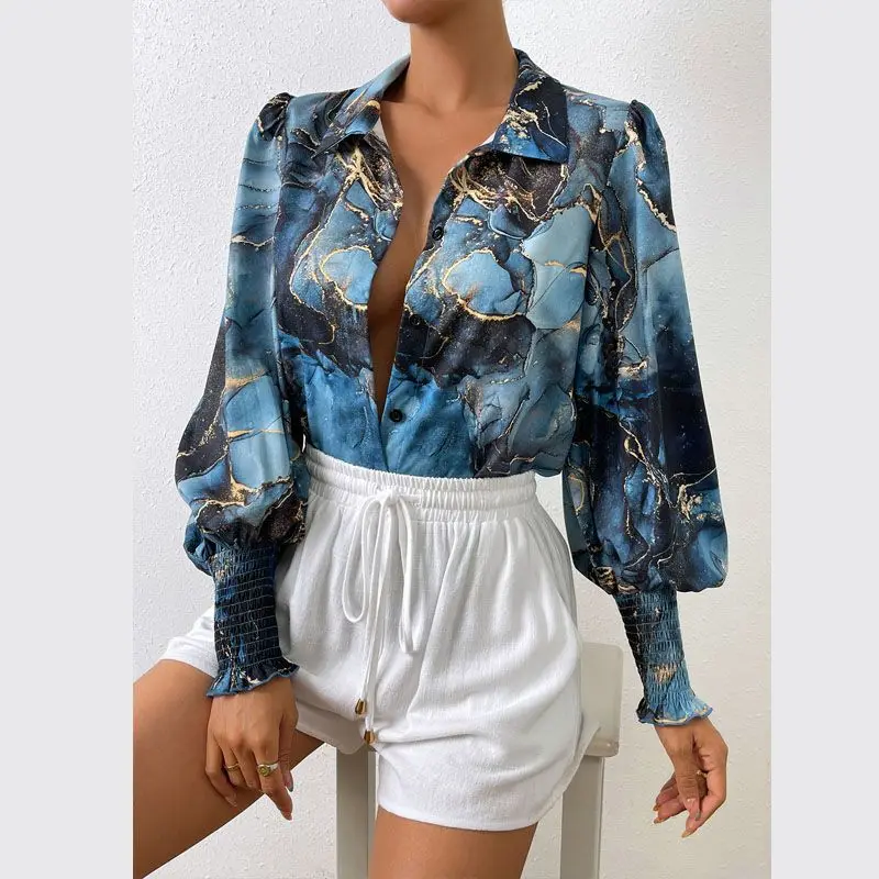 Luxury Brand Shirt Speaker Long Sleeved Button Women Tops Retro Blouse Office Print Shirts Women's Clothing
Luxury Brand Shirt Speaker Long Sleeved Button Women Tops Retro Blouse Office Print Shirts Women's Clothing