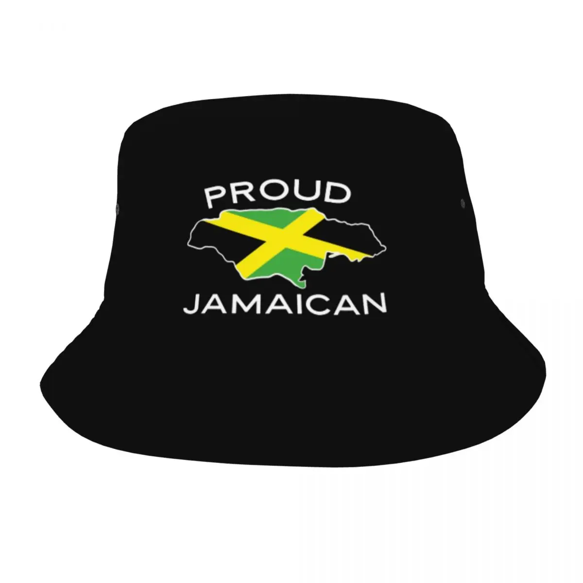 

Панама для подростков, шляпа с флагом Ямайки, Легкий головной убор для кемпинга и рыбалки, подарок на лето