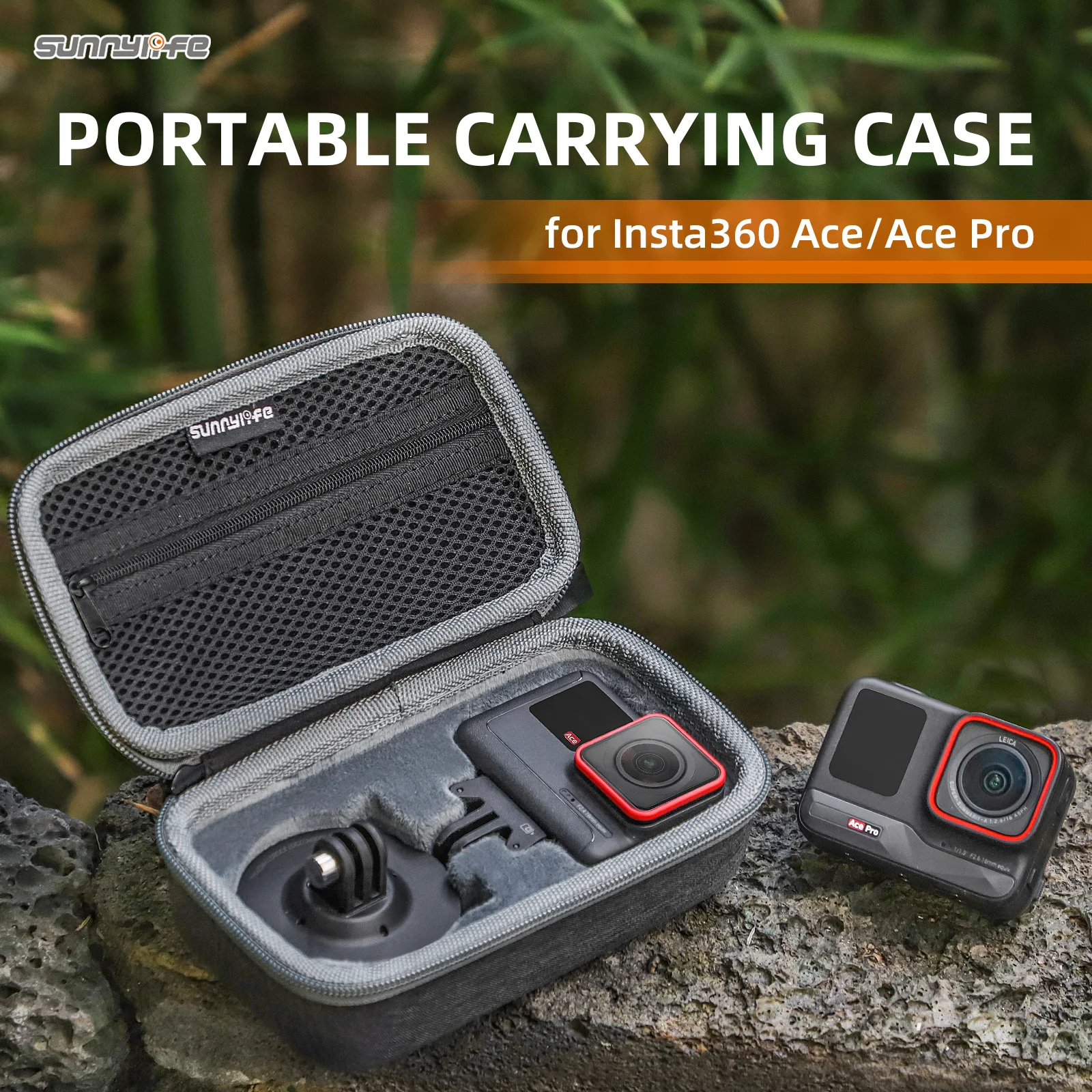 Sunnylife Portable Carrying Case Handbag Mini Travel Case Organizer Protective Bags Accessories for Insta360 Ace/Ace Pro
Sunnylife Portable Carrying Case Handbag Mini Travel Case Organizer Protective Bags Accessories for Insta360 Ace/Ace Pro
