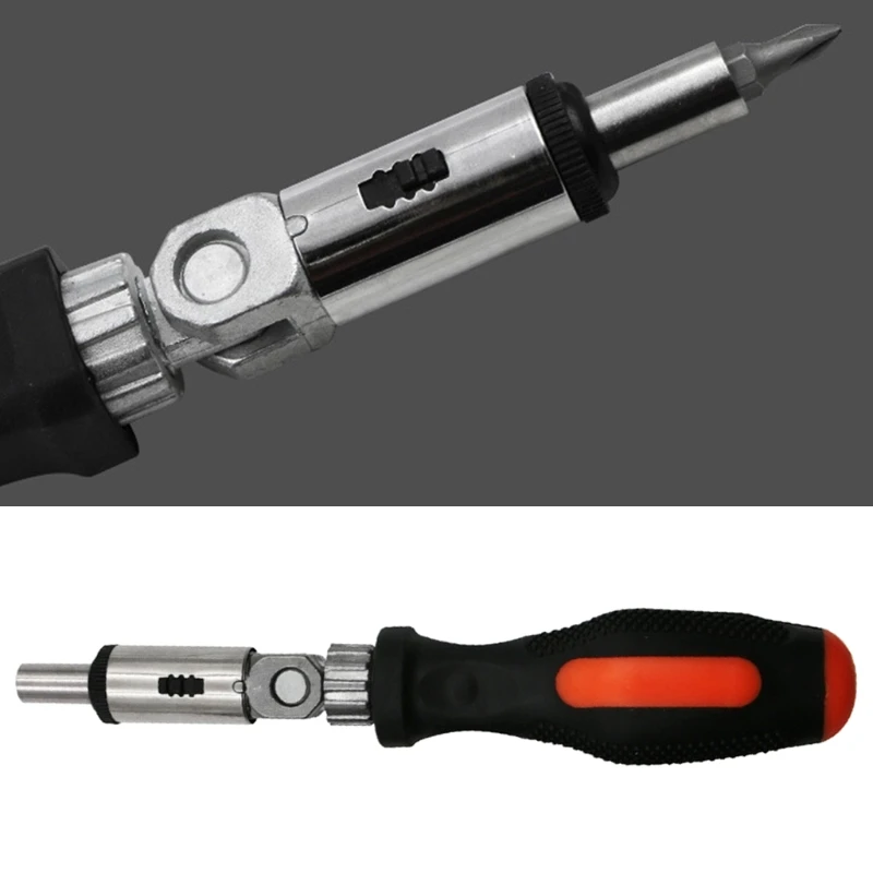 Magnetic Ratchet Screwdriver 0-180 Degree Inside Hexagon Angles Adjustable Wrench Screwdriver for Electronic Devices
Magnetic Ratchet Screwdriver 0-180 Degree Inside Hexagon Angles Adjustable Wrench Screwdriver for Electronic Devices