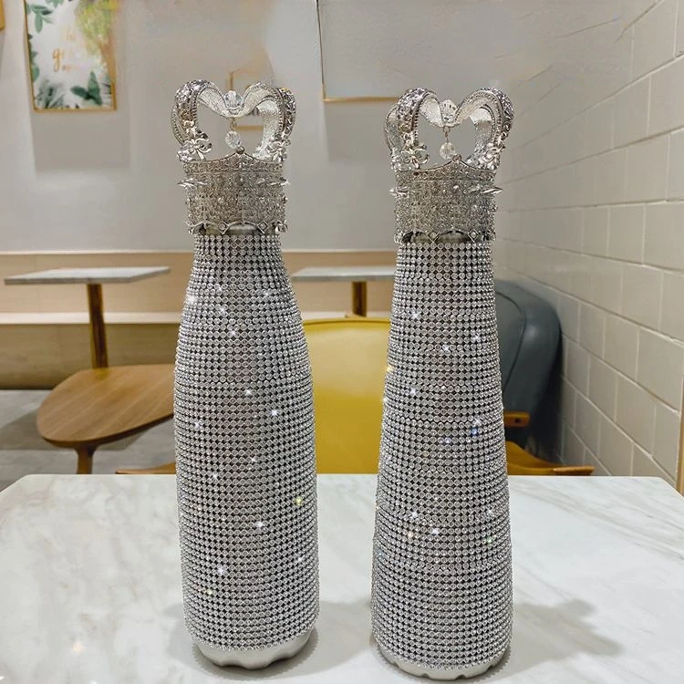 New Crown Diamond Thermos Bottle 500ml Sparkling Wall Stainless Steel Water Bottle for Girls Portable Vacuum Flask Thermos Cup
New Crown Diamond Thermos Bottle 500ml Sparkling Wall Stainless Steel Water Bottle for Girls Portable Vacuum Flask Thermos Cup