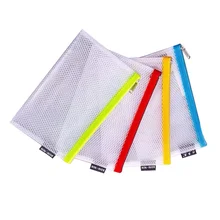 4Pcs Color Transparent Stationery Pen Bags EVA Waterproof Mesh Grid Zipper File Pencil Cases Bags Travel Makeup Bag High
4Pcs Color Transparent Stationery Pen Bags EVA Waterproof Mesh Grid Zipper File Pencil Cases Bags Travel Makeup Bag High