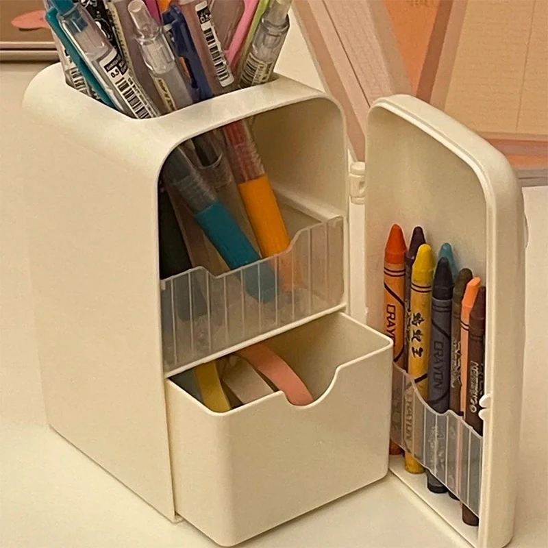 Multi-functional Cartoon Creative Refrigerator Pen Holder Fashion Sweet Stationery Pen Case Cute Student Desktop Storage Holder
Multi-functional Cartoon Creative Refrigerator Pen Holder Fashion Sweet Stationery Pen Case Cute Student Desktop Storage Holder