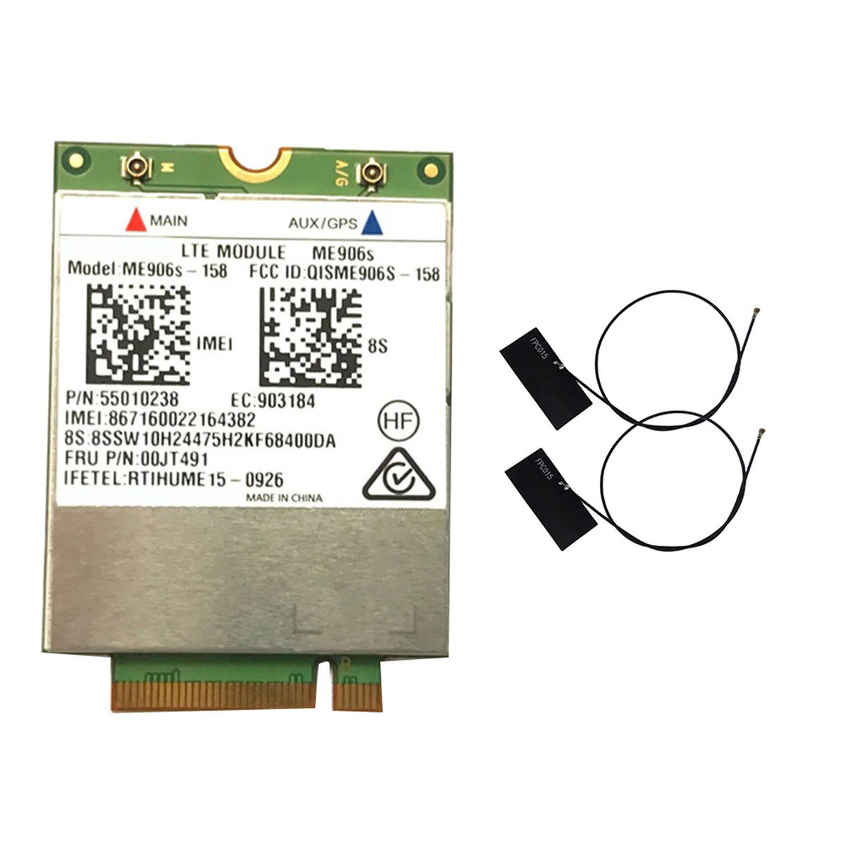 Wi-Fi-карта ME906S с антенной для Thinkpad L460 T460P T560 X260 P50S L560 X1 YOGA X1 CARBON
Wi-Fi-карта ME906S с антенной для Thinkpad L460 T460P T560 X260 P50S L560 X1 YOGA X1 CARBON