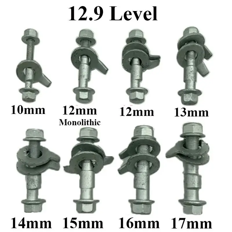 

10.9 Level Screw Camber Bolt Nut Car Wheel Alignment Arc Eccentric Screw Adjustment Repair Tools 12mm 13mm 14mm 15mm 16mm 17mm