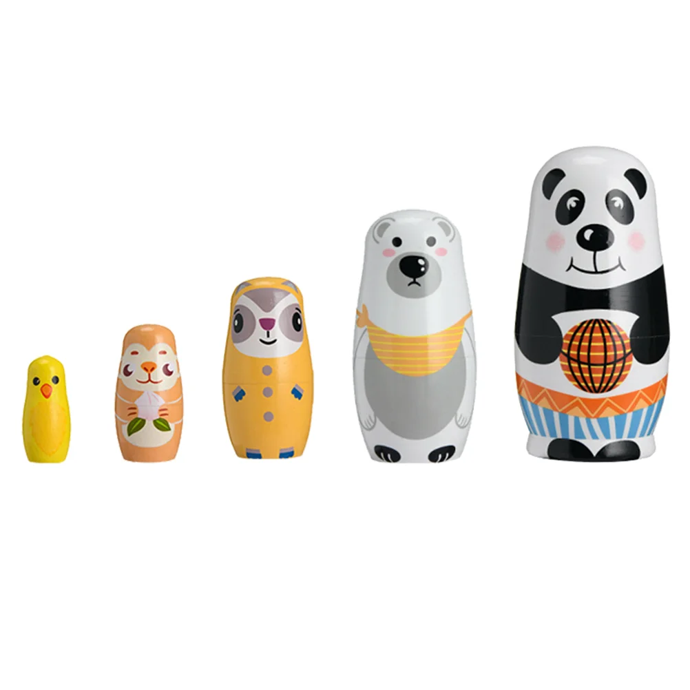 

Панда, животные, Матрешка, детские игровые куклы, деревянные детские игрушки, русский деревянный Игровой набор, выбор подарков