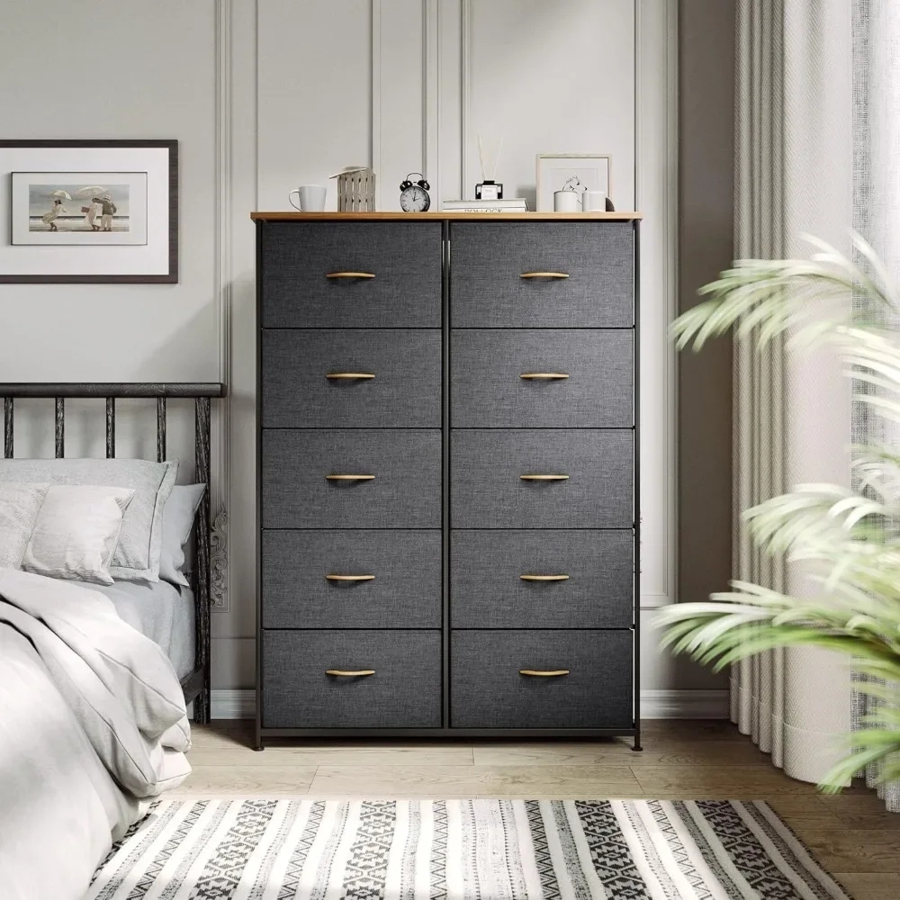 10 Drawer Dresser, Dresser for Bedroom, Fabric Storage Dresser, Chest of Drawers for Living Room, Hallway, Closets
10 Drawer Dresser, Dresser for Bedroom, Fabric Storage Dresser, Chest of Drawers for Living Room, Hallway, Closets