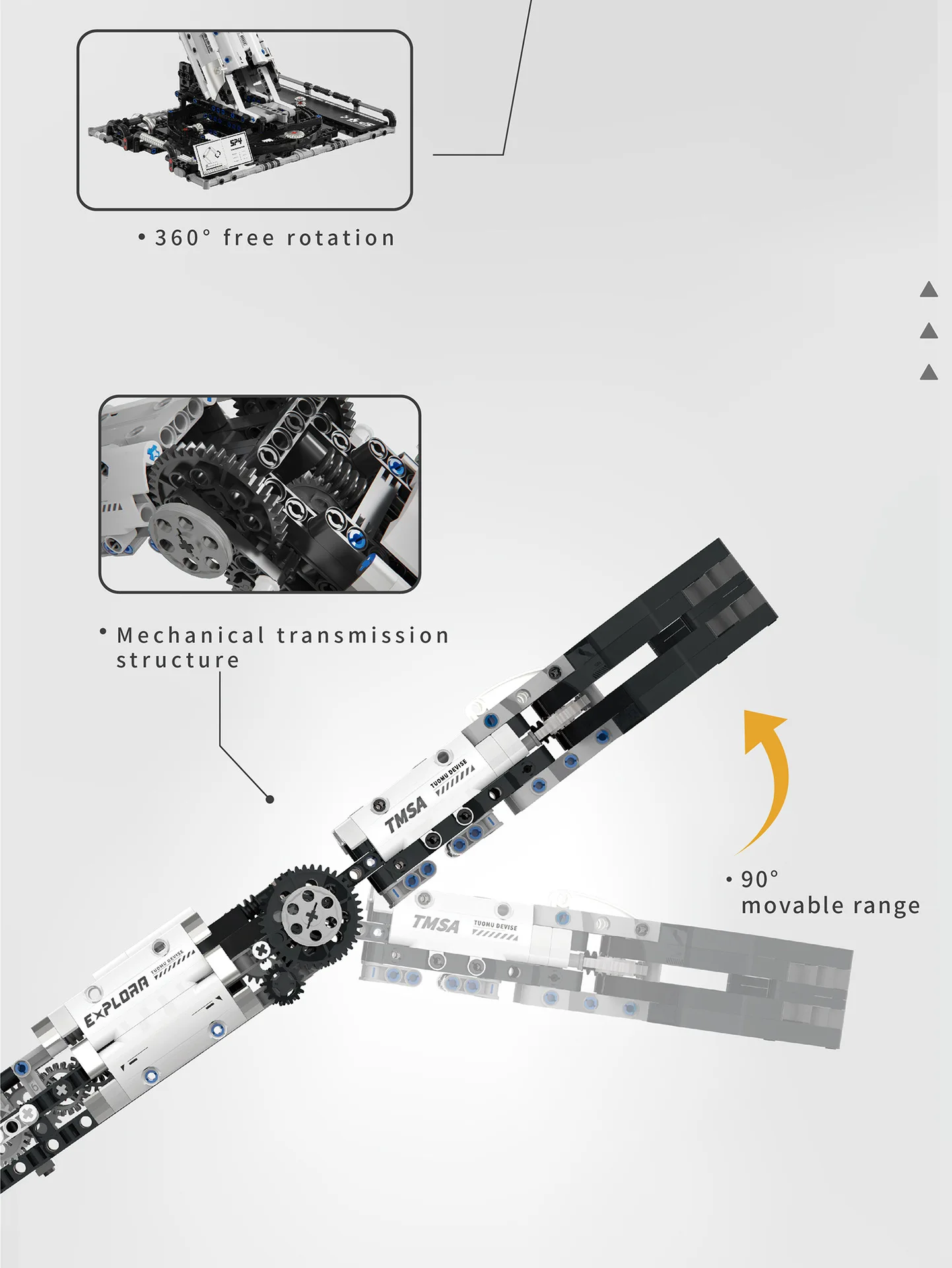 IN STOCK T2007 Technical Programming the Robotic Arm Building Blocks Bricks Assembling Model Toys for Boys Christmas Gifts Sets IN STOCK T2007 Technical Programming the Robotic Arm Building Blocks Bricks Assembling Model Toys for Boys Christmas Gifts Sets