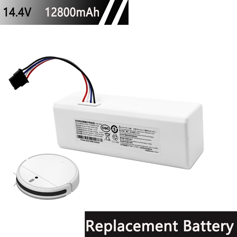 

New 12800mAh 14.4V Lithium-Ion Replacement Battery for Xiaomi Sweeping Robot P1904 4S1P MM