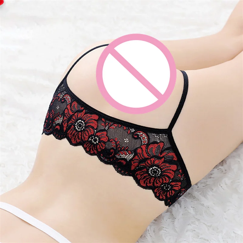 Women's Lace G-string Panties Crotchless Floral Briefs Thongs Underwear Lingerie Erotic See Through Open Butt Hollow Nightwear
Women's Lace G-string Panties Crotchless Floral Briefs Thongs Underwear Lingerie Erotic See Through Open Butt Hollow Nightwear