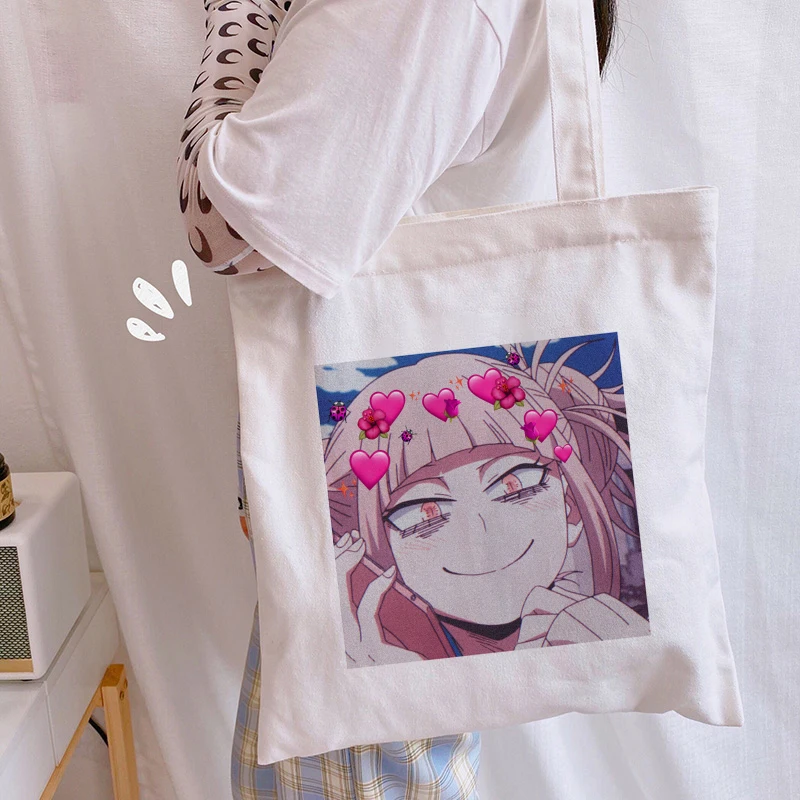 My Hero Academia Himiko Toga Shopping Bags Ulzzang Shopper Bag Print Canvas Tote Bag Handbags Women Bag Harajuku Shoulder Bags
My Hero Academia Himiko Toga Shopping Bags Ulzzang Shopper Bag Print Canvas Tote Bag Handbags Women Bag Harajuku Shoulder Bags