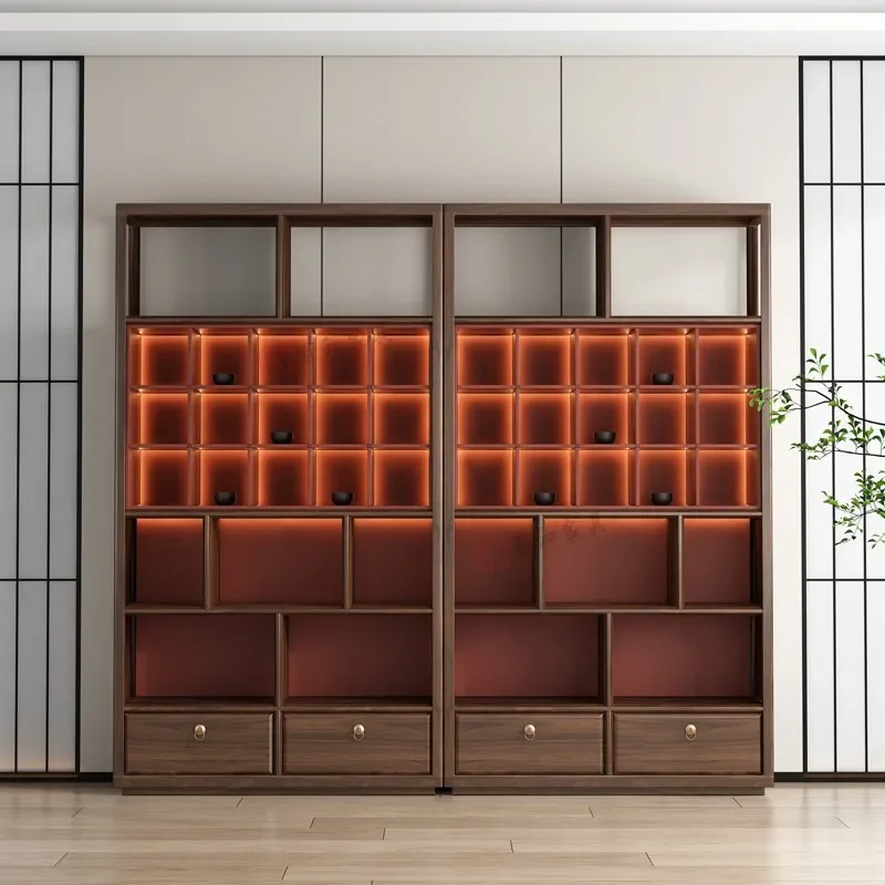 Новая китайская офисная перегородка из массива дерева, декоративная стойка, витрина с ананасовой сеткой
Новая китайская офисная перегородка из массива дерева, декоративная стойка, витрина с ананасовой сеткой