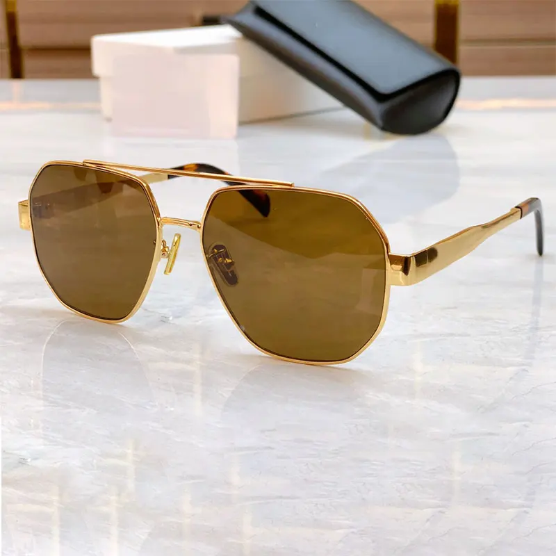

New Fashion Classic Vintage Sunglasses CL40260U Men Women Unisex Polarization Anti-ultraviolet Rectangle Alloy Frame Eyeglasses