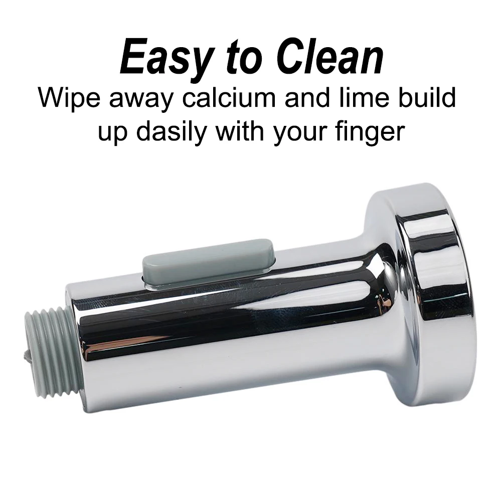 Pull Out Nozzle Chrome/Brushed/Matte Black Kitchen Sink Faucet Spray Head Replacement Nozzle with Two Spray Settings
Pull Out Nozzle Chrome/Brushed/Matte Black Kitchen Sink Faucet Spray Head Replacement Nozzle with Two Spray Settings