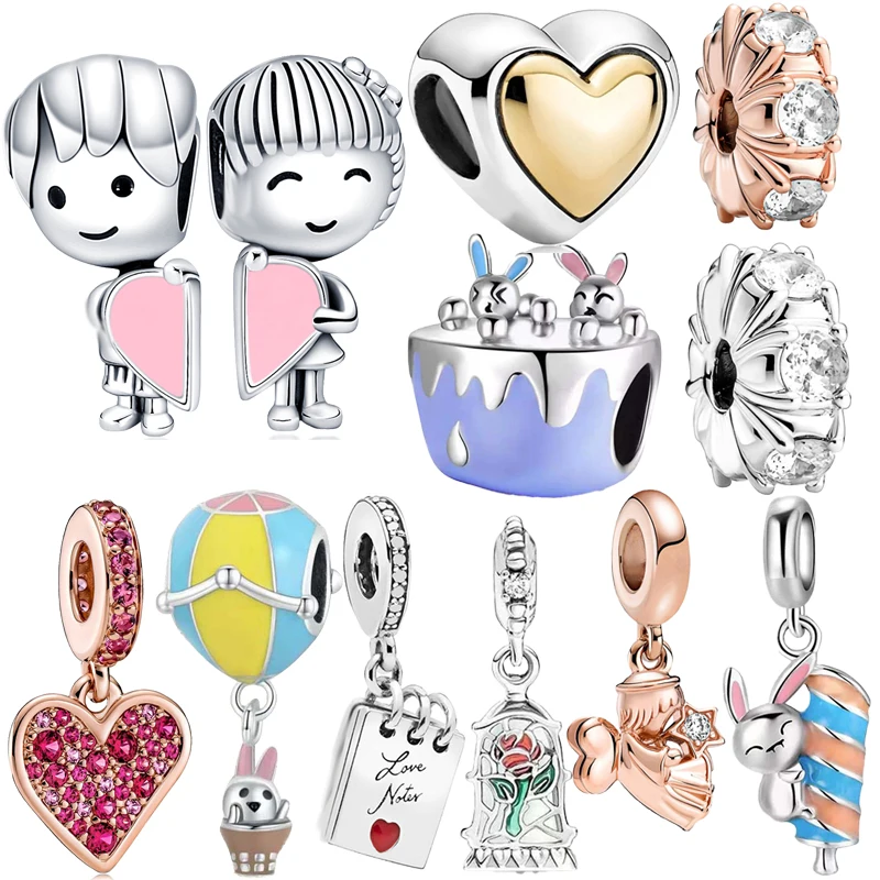 Newest Girl Boy Rabbit Hot Air Balloon Classic Bead Pendant Fit Original Pandora Charms Silver Color Bracelet DIY Women Jewelry
Newest Girl Boy Rabbit Hot Air Balloon Classic Bead Pendant Fit Original Pandora Charms Silver Color Bracelet DIY Women Jewelry