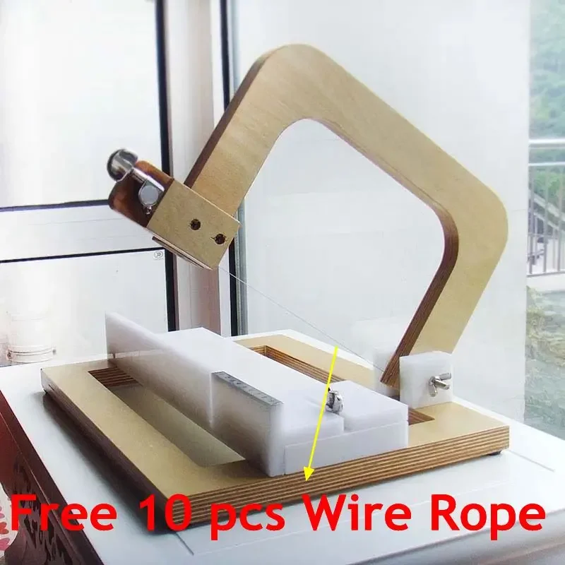 Handmade Cold Soap Cutter wooden acrylic cutting table DIY Steel Wire Cutting Home Cutting Knife Machine
Handmade Cold Soap Cutter wooden acrylic cutting table DIY Steel Wire Cutting Home Cutting Knife Machine