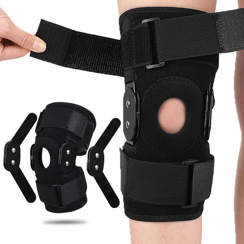 

Hinged Knee Brace for Knee Pain Knee Support with Side Stabilizers Joint Pain Relief Arthritis Meniscus Tear ACL PCL